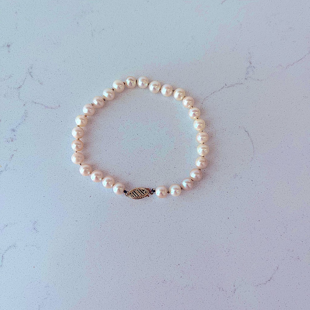 •14K gold Real Pearl•